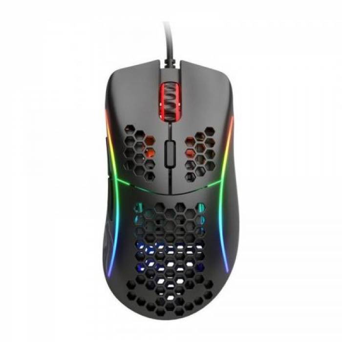 Mouse Optic Glorious PC Gaming Race Glorious Model D Minus, USB, Matte Black