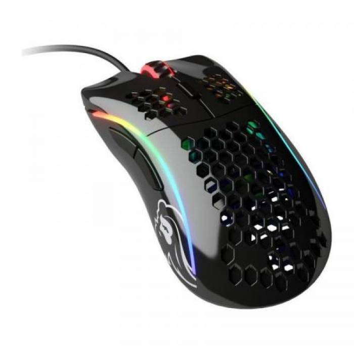 Mouse Optic Glorious PC Gaming Race Glorious Model D, USB, Glossy Black