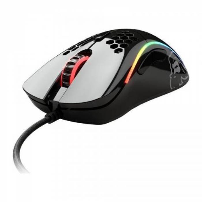 Mouse Optic Glorious PC Gaming Race Glorious Model D, USB, Glossy Black