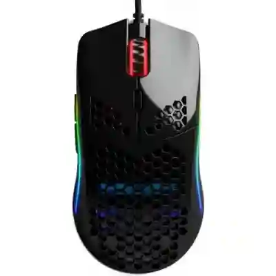 Mouse Optic Glorious PC Gaming Race Glorious Model O Minus, USB, Glossy Black