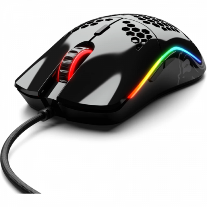 Mouse Optic Glorious PC Gaming Race Glorious Model O Minus, USB, Glossy Black