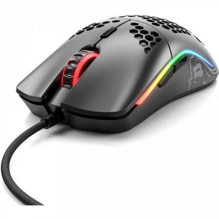 Mouse Optic Glorious PC Gaming Race Glorious Model O Minus, USB, Matte Black