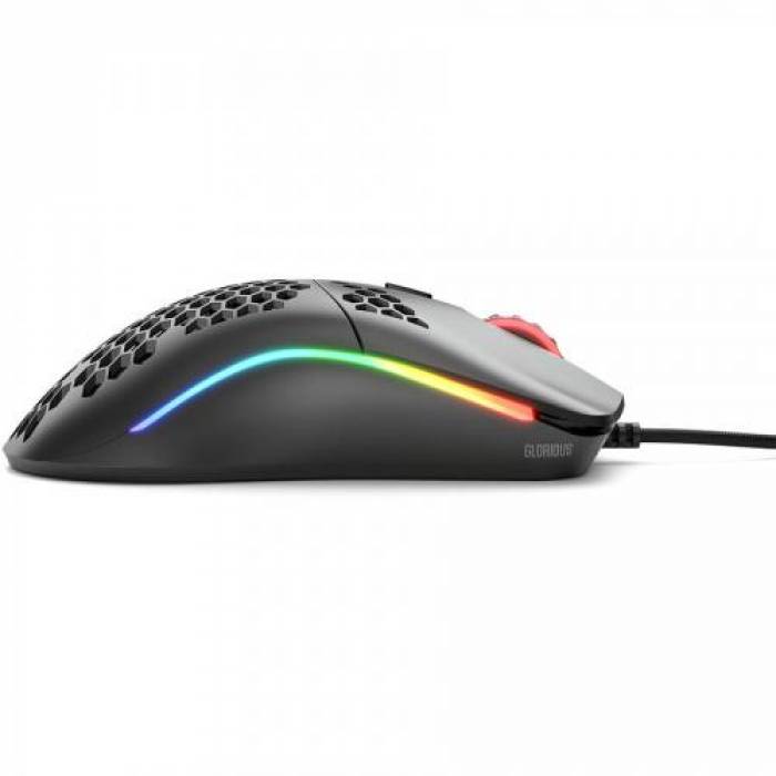 Mouse Optic Glorious PC Gaming Race Glorious Model O Minus, USB, Matte Black