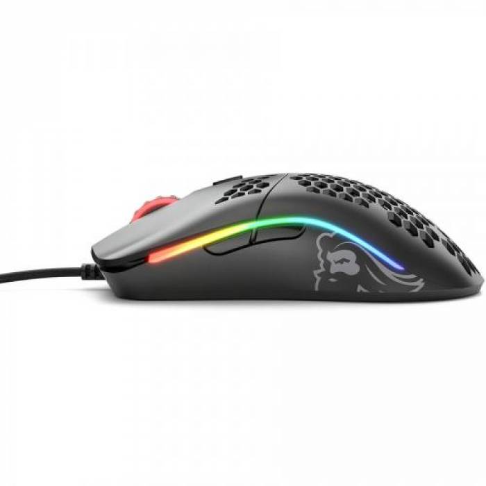 Mouse Optic Glorious PC Gaming Race Glorious Model O Minus, USB, Matte Black