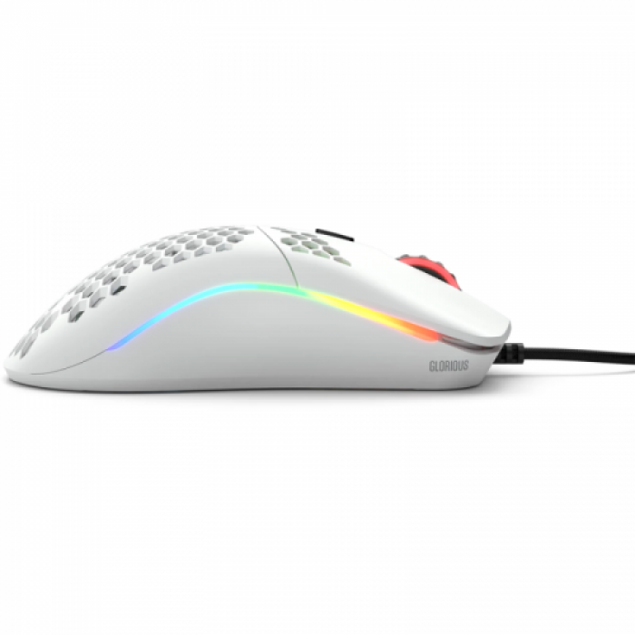 Mouse Optic Glorious PC Gaming Race Glorious Model O Minus, USB, Matte White