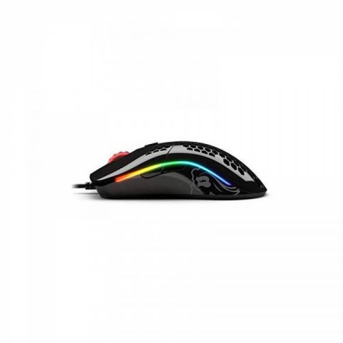 Mouse Optic Glorious PC Gaming Race Glorious Model O, USB, Glossy Black