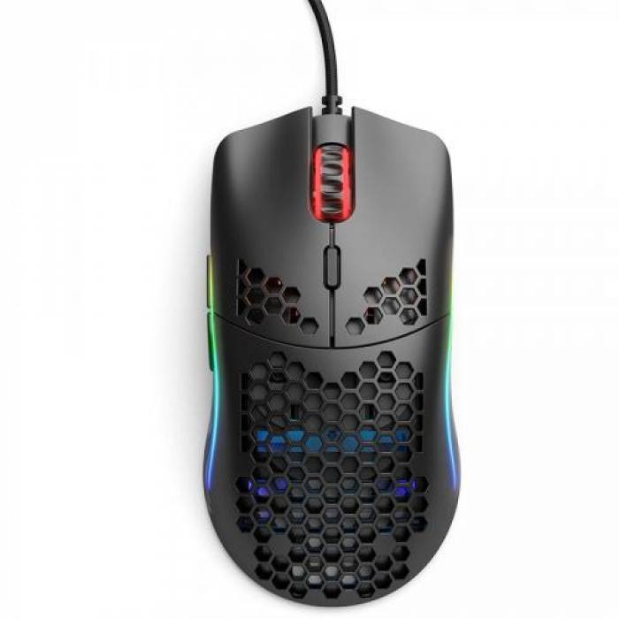 Mouse Optic Glorious PC Gaming Race Glorious Model O, USB, Matte Black