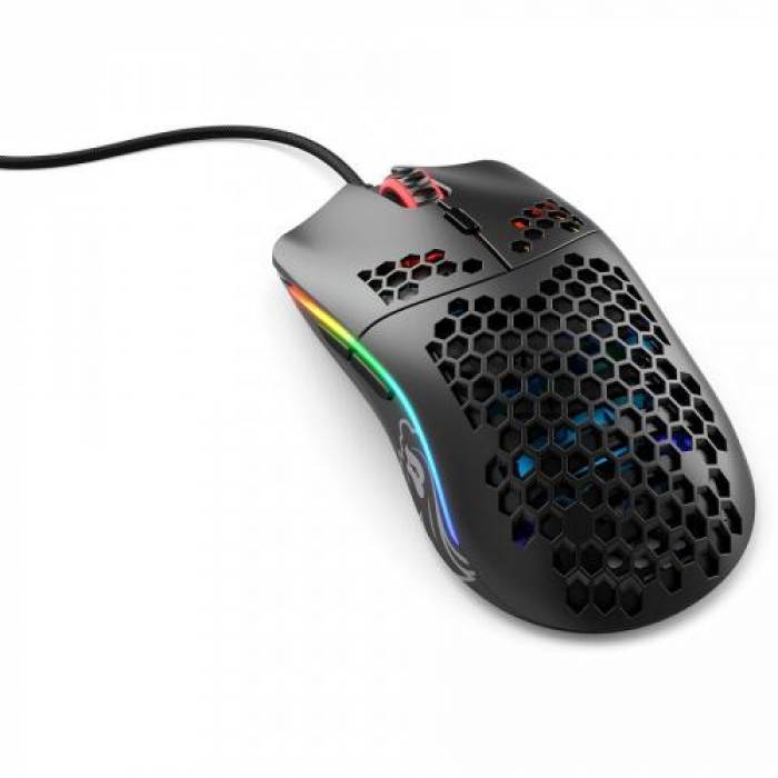 Mouse Optic Glorious PC Gaming Race Glorious Model O, USB, Matte Black