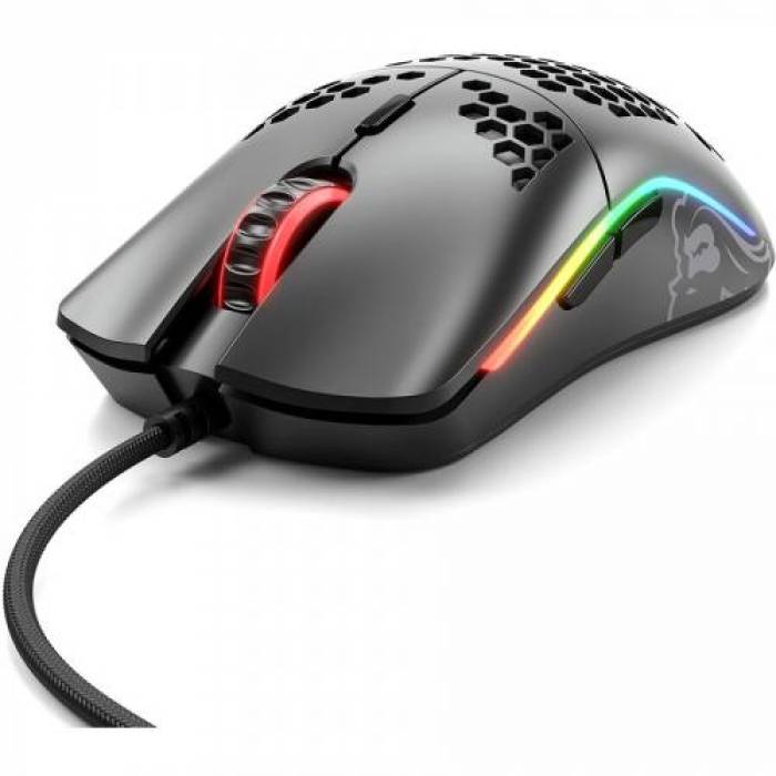 Mouse Optic Glorious PC Gaming Race Glorious Model O, USB, Matte Black