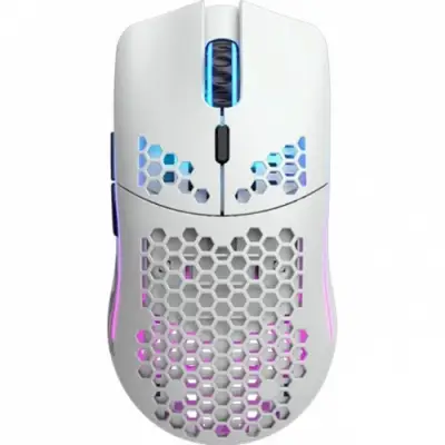 Mouse Optic Glorious PC Gaming Race Glorious Model O Wireless, White Black