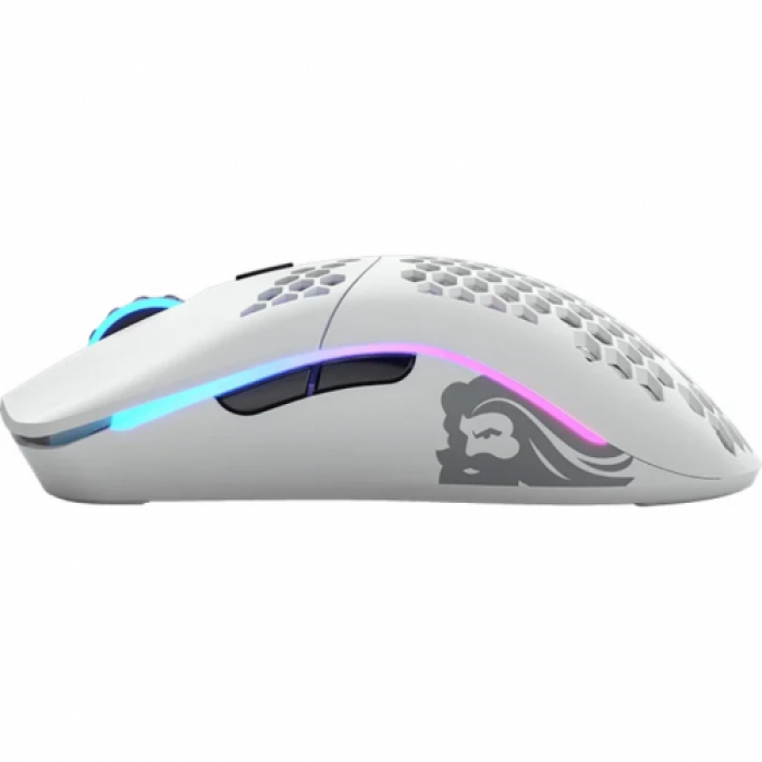 Mouse Optic Glorious PC Gaming Race Glorious Model O Wireless, White Black