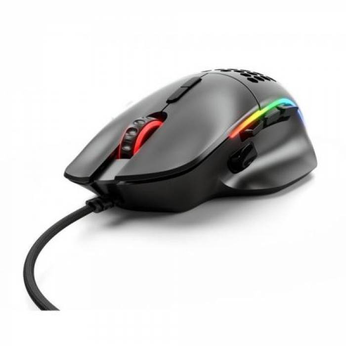 Mouse Optic Glorious PC Gaming Race Model I, RGB LED, USB, Black