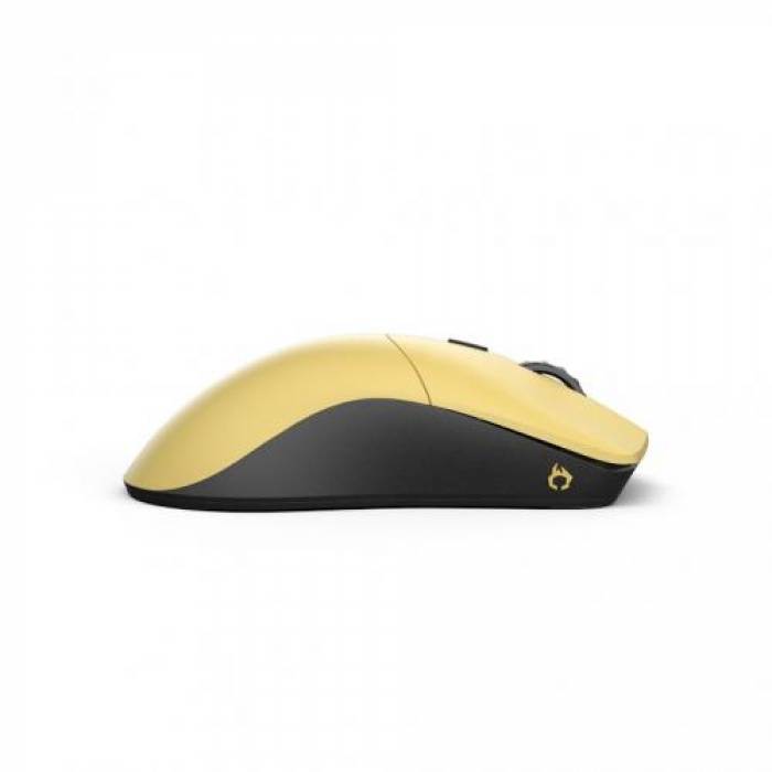 Mouse Optic Glorious PC Gaming Race Model O PRO, USB Wireless, Golden Panda