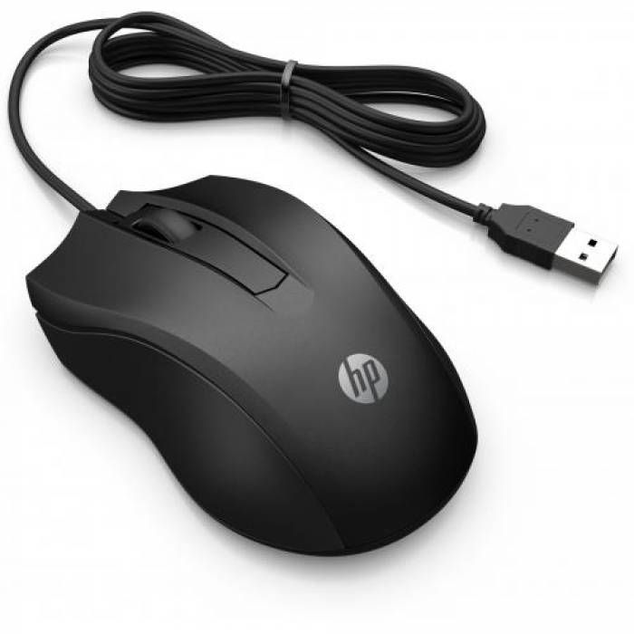 Mouse Optic HP 100, USB , Black