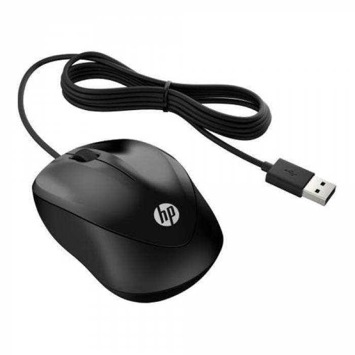 Mouse Optic HP 1000, USB, Black