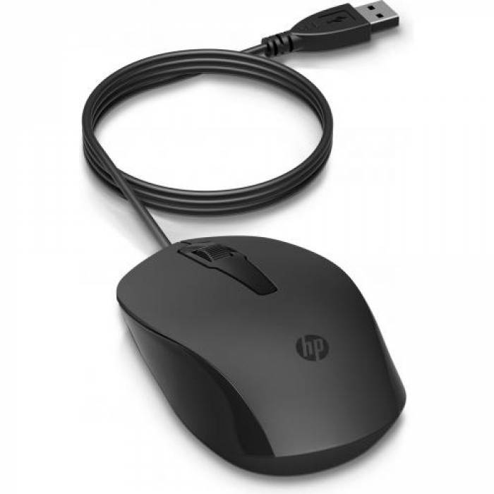 Mouse Optic HP 150, USB, Black