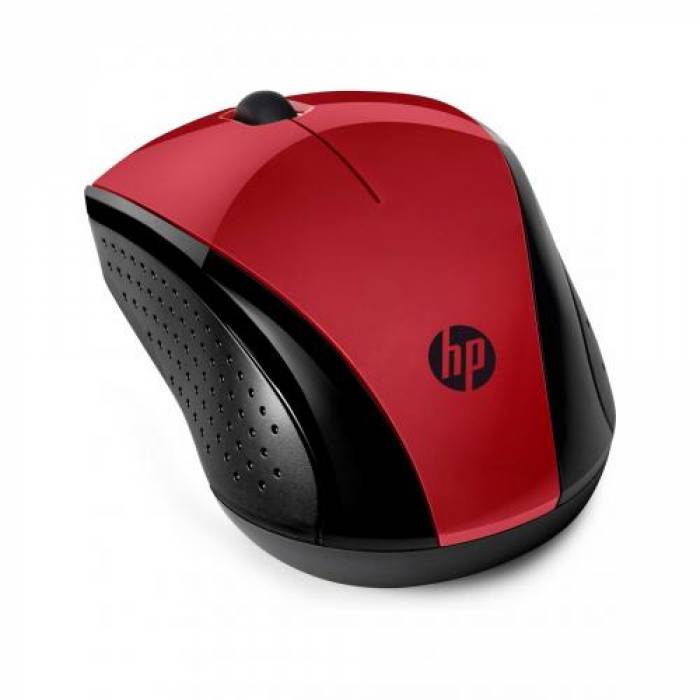 Mouse Optic HP 220, USB Wireless, Red-Black