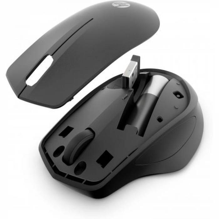 Mouse Optic HP 280 Silent, USB Wireless, Black
