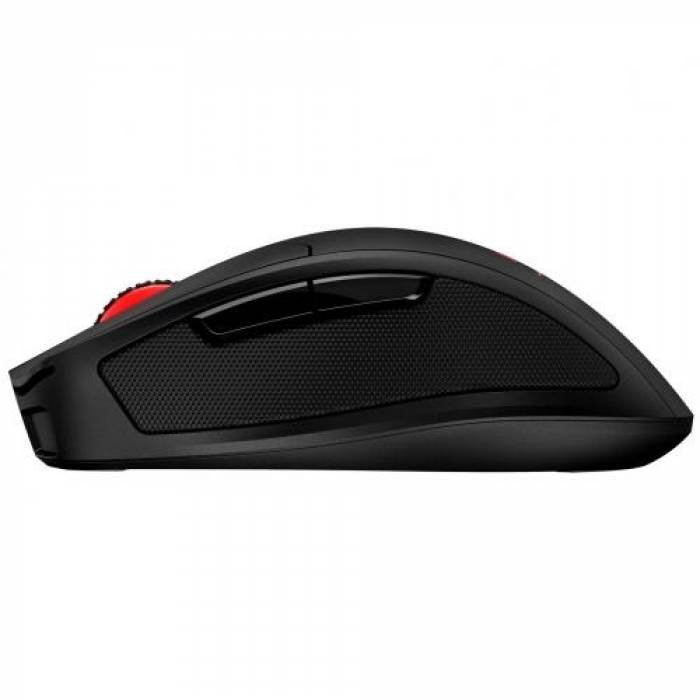 Mouse Optic HP HyperX Pulsefire Dart, RGB LED, USB Wireless, Black