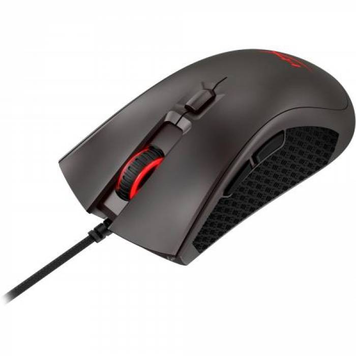 Mouse Optic HP HyperX Pulsefire FPS Pro, RGB LED, USB, Gunmetal