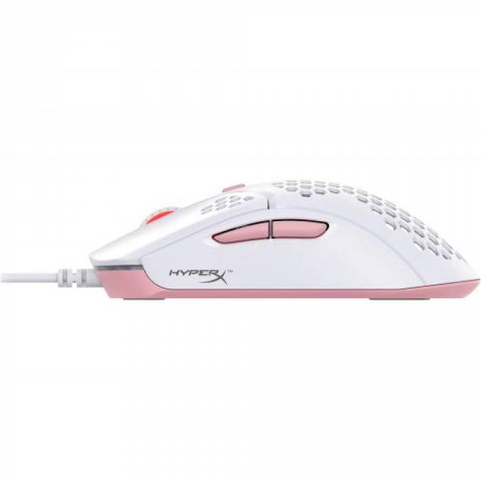 Mouse Optic HP HyperX Pulsefire Haste, USB, White-Pink