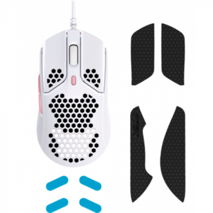 Mouse Optic HP HyperX Pulsefire Haste, USB, White-Pink