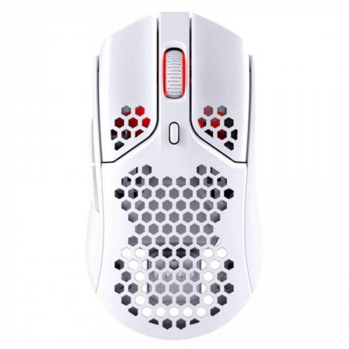 Mouse Optic HP HyperX Pulsefire Haste Wireless, USB, White