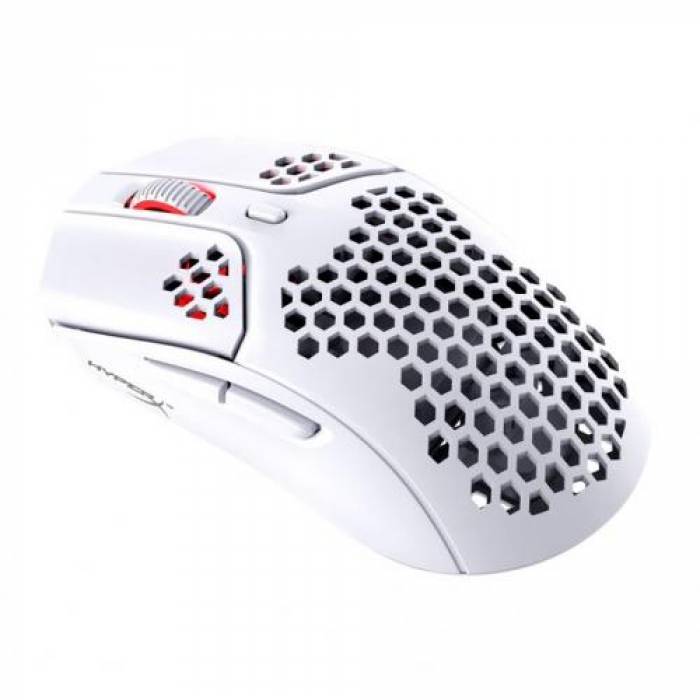 Mouse Optic HP HyperX Pulsefire Haste Wireless, USB, White