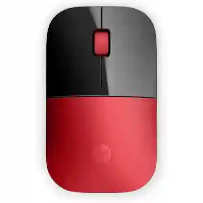 Mouse Optic HP Z3700, USB Wireless, Black-Red