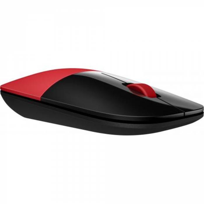 Mouse Optic HP Z3700, USB Wireless, Black-Red