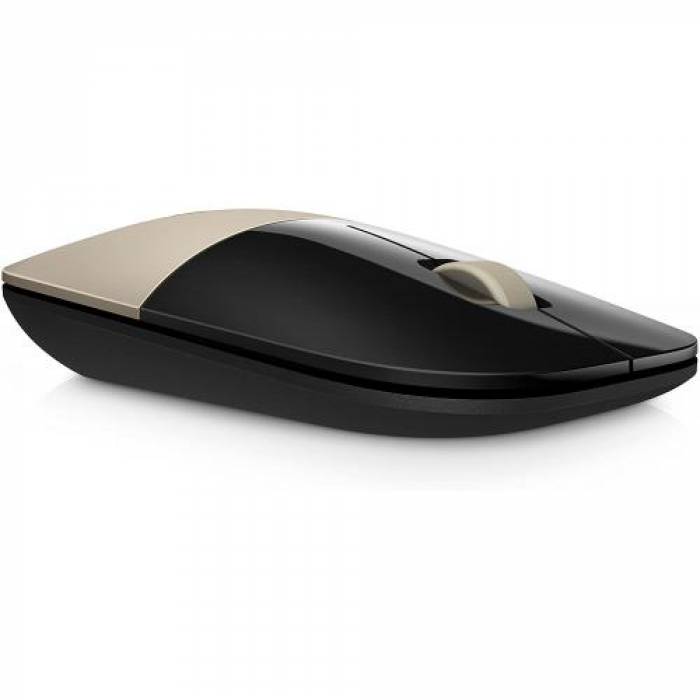 Mouse optic HP Z3700 Wireless, Gold-Black
