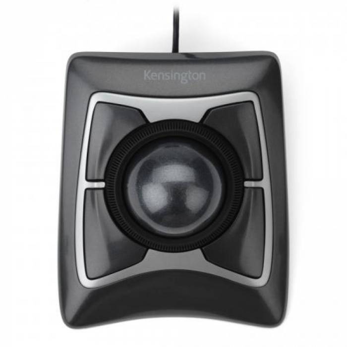 Mouse Optic Kensington Expert Trackball, USB, Black