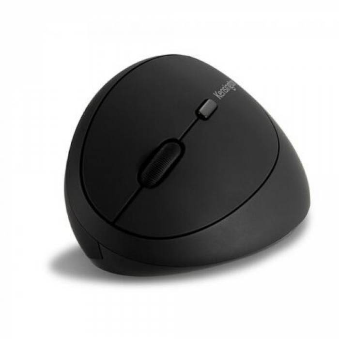 Mouse Optic Kensington Pro Fit Ergo Left-Handed, USB Wireless, Black