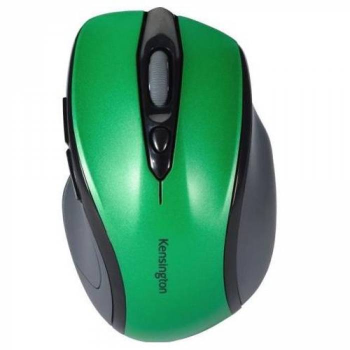 Mouse Optic Kensington Pro Fit Mid Size, USB Wireless, Black-Green