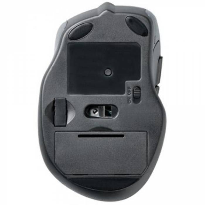 Mouse Optic Kensington Pro Fit Mid Size, USB Wireless, Black-Grey