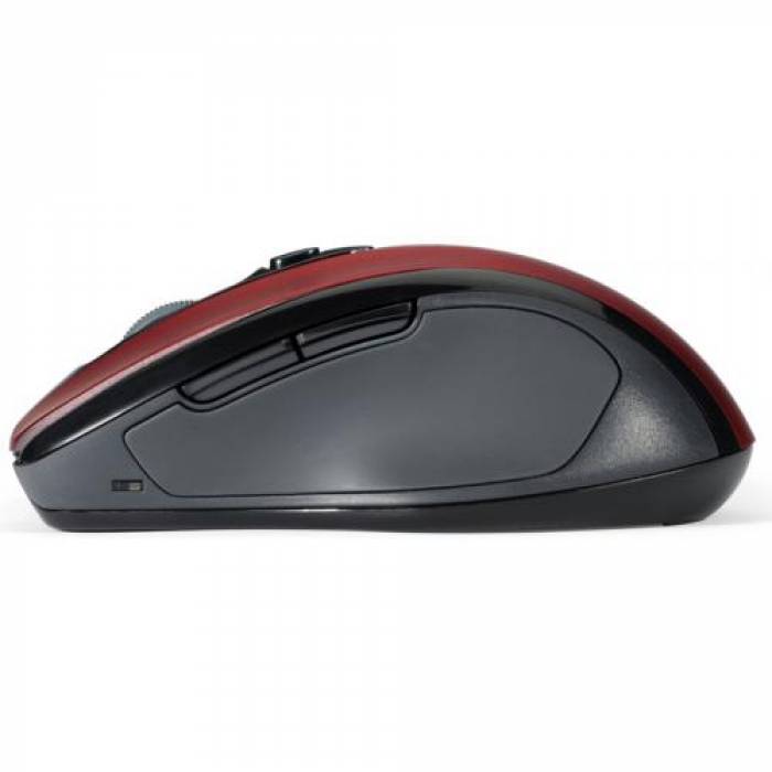 Mouse Optic Kensington Pro Fit Mid Size, USB Wireless, Black-Red