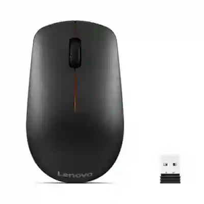 Mouse Optic Lenovo 400, USB Wireless, Black