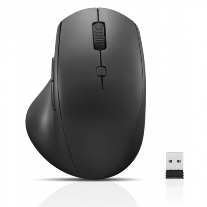 Mouse Optic Lenovo 600, USB Wireless, Black
