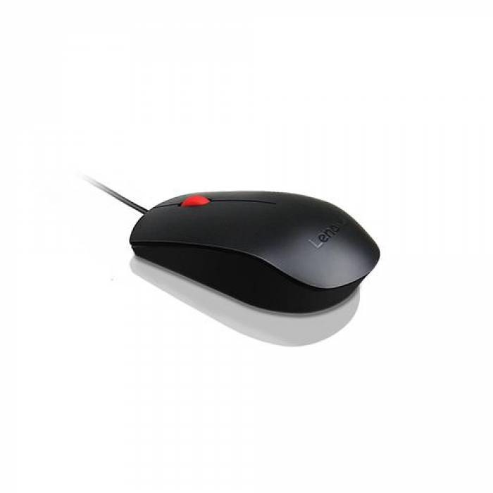 Mouse Optic Lenovo Essential, USB, Black