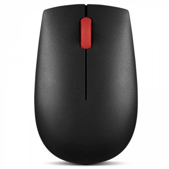 Mouse Optic Lenovo Essential, USB Wireless, Black