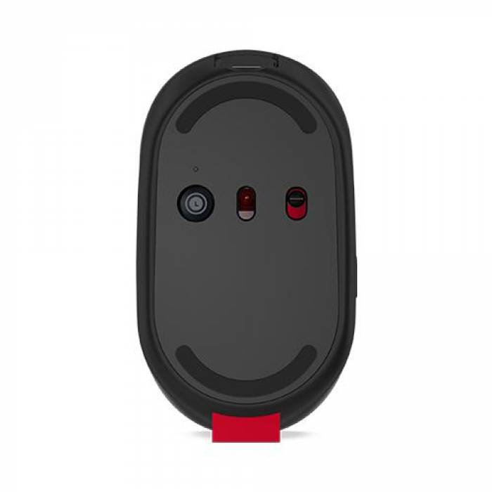 Mouse Optic Lenovo Go Multi-Device, USB-C Wireless/Bluetooth, Thunder Black