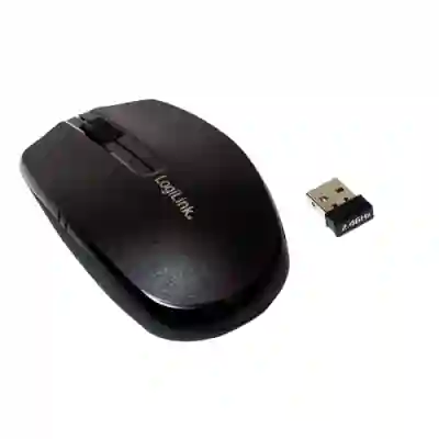 Mouse Optic Logilink Mini, USB Wireless, Black