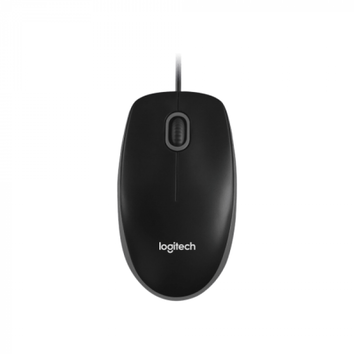 Mouse Optic Logitech B100, USB, Black