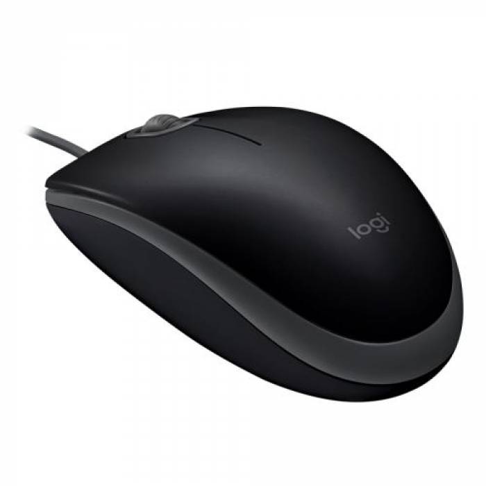 Mouse Optic Logitech B110 Silent, USB, Black