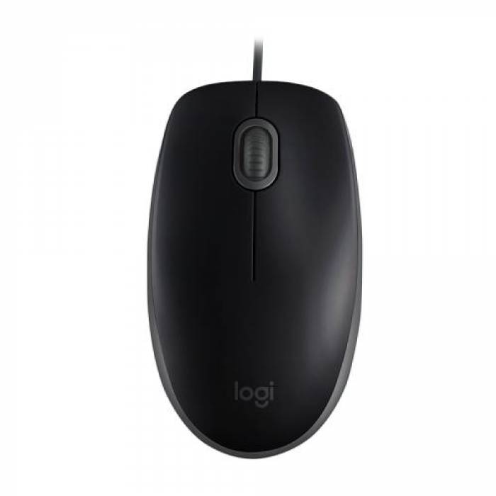 Mouse Optic Logitech B110 Silent, USB, Black