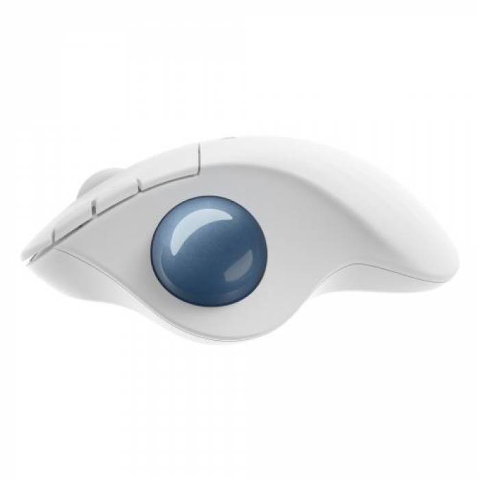 Mouse Optic Logitech ERGO M575 Trackball , USB Wireless, Off-white