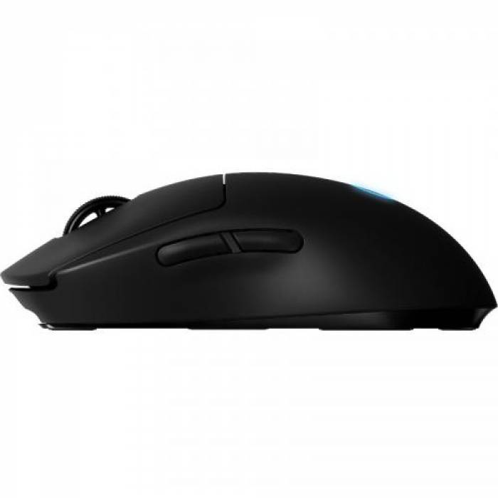 Mouse Optic Logitech G Pro LightSpeed, RGB LED, USB Wireless, Black