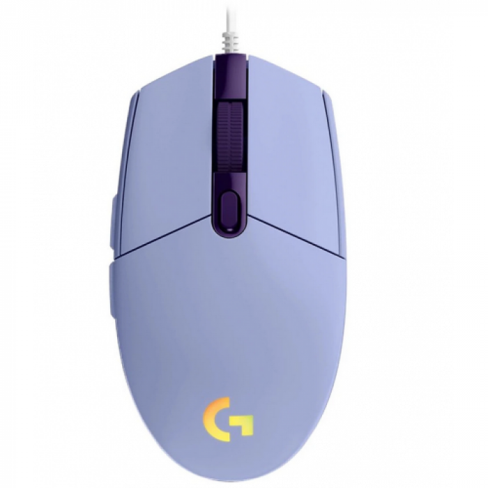 Mouse Optic Logitech G102 Lightsync, USB, Lilac