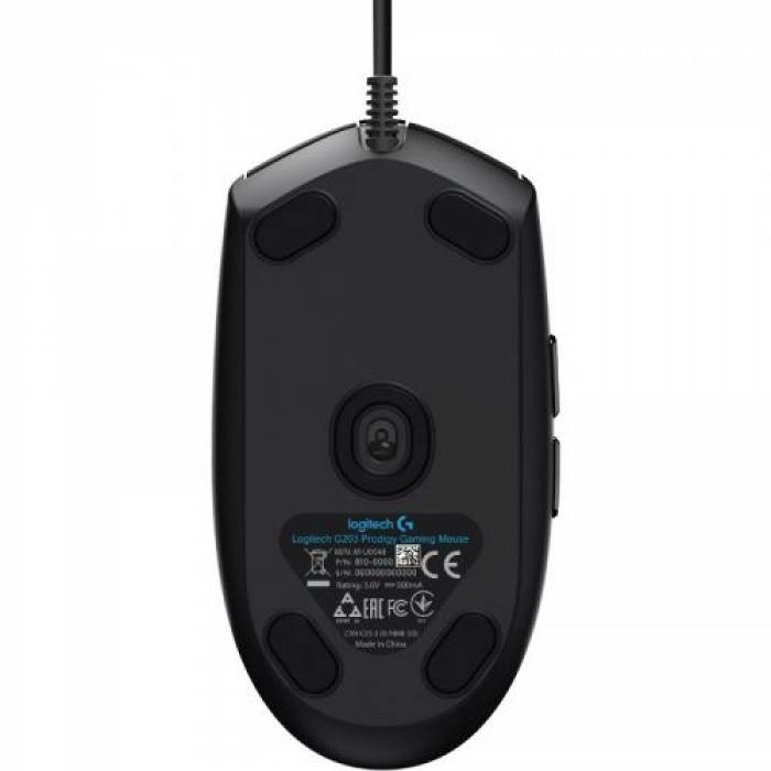 Mouse Optic Logitech G203 Prodigy, RGB LED, USB, Black Mouse Optic Logitech G203 Prodigy, RGB LED, USB, Black