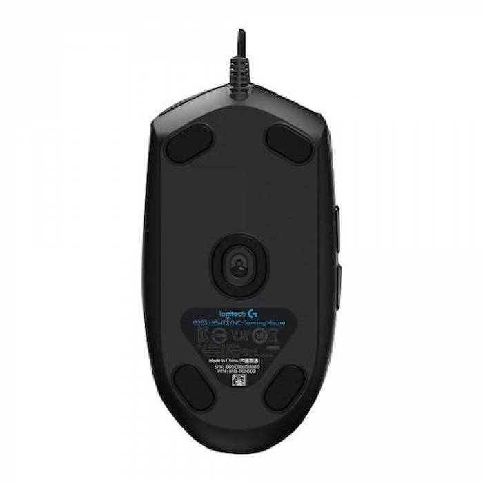 Mouse Optic Logitech G203, USB, Black